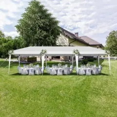 Karl Home | Heavy Duty 30 Ft. W x 10 Ft. D Steel Pop-up Canopy