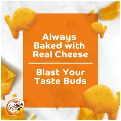 Goldfish Flavor Blasted Crackers Xtra Cheddar Snack Packs - 10.8oz/12ct