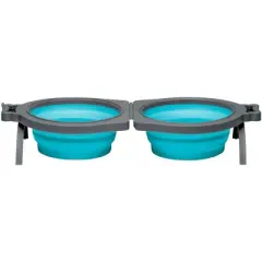 Loving Pets - Bella Roma - Travel Bowl Double Diner