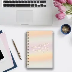 Blue Sky 5"x8" 2025-2026 Weekly/Monthly Zip Pouch Wirebound Planner Mayana Ombre