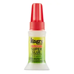 Krazy Glue All Purpose Brush Applicator Super Glue 5g: Fast Drying, Clear, for Wood, Metal, Rubber, Ceramics, Plastic