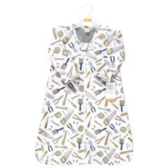 Hudson Baby Long Sleeve Plush Faux Fur Sleeping Bag, Wearable Blanket, Construction Work