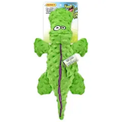 Ruffin' It Tuff Plush Gator Dog Toy - Green