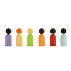 DEMDACO Hopeful Rainbows Wooden Dolls
