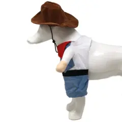 Pet Life 'Rodeo Bones' Cowboy Uniform Dog Costume