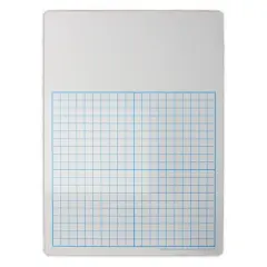 Flipside Products 1/2" Graph Dry Erase Board, 11" x 16" Pack of 3