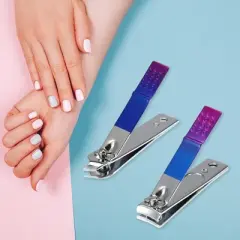 Unique Bargains Stainless Steel Manicure Tool Grooming Clippers Kit Multicolor 7 in 1 Set