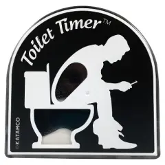 Flipo Toilet Timer Unique 5 Minute Sand Timer - Great Gift For Husband, Dad & Son