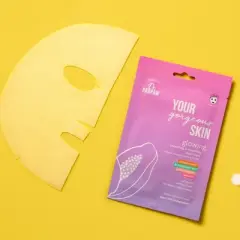 Dr. PawPaw Your Gorgeous Skin Glowing Face Sheet Mask - With Bakuchiol and Hyaluronic Acid - 0.84 oz
