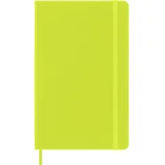 Moleskine Notebook Long Ruled Hard Cover Lemon Green