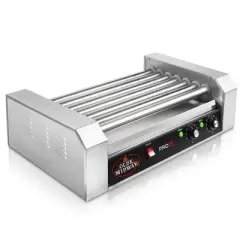 Olde Midway Electric Hot Dog Roller Grill Cooker, Commercial Grade Machine