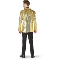 Suitmeister Men's Christmas Blazer - Sequins Gold