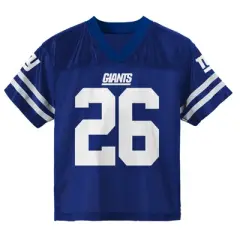NFL New York Giants Toddler Boys' Short Sleeve Barkley Jersey