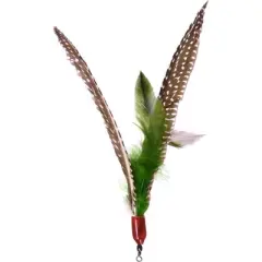 GoCat Da Bird Feather Cat Toy Refill, Handmade in The USA (1 Pack)