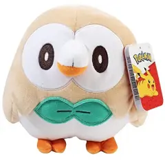 Pokemon Legends: Arceus Rowlet 8" Plush Stuffed Animal Toy - Officially Licensed - Ages 2+