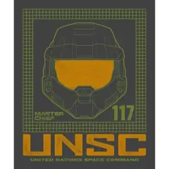 Halo Infinite UNSC 117 Black Heather Men's T-shirt