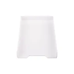 JAM Paper Stackable Paper Trays White Desktop Document Letter & File Organizer Tray Sold