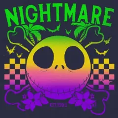 Toddler's The Nightmare Before Christmas EST. 1993 Tropical Rainbow Jack T-Shirt