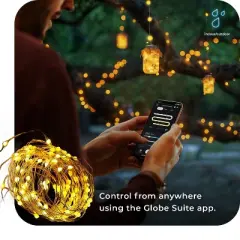 Globe Electric 32.8ft Wi-Fi Smart Fairy Light