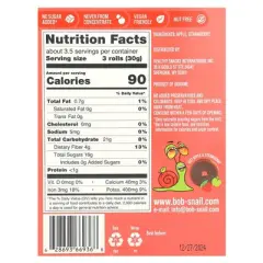 Bob Snail, Fruit Rolls, Apple-Strawberry, 10 Pouches, 0.35 oz