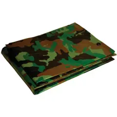 Foremost Dry Top 8 ft. W X 10 ft. L Medium Duty Polyethylene Tarp Camouflage