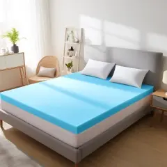 4" Medium Gel Memory Foam Mattress Topper