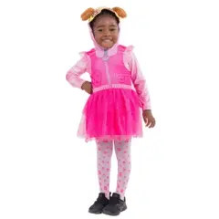 Nickelodeon Paw Patrol Skye Everest Girls Cosplay Tulle Costume Dress and Tights Infant to Little Kid