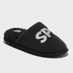 dluxe by dearfoams Women's Halloween Spooky Slippers - Black