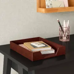 Faux Leather Letter Tray - Threshold&trade;