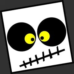 Boy's Design By Humans Square Skull By LonaMisa T-Shirt