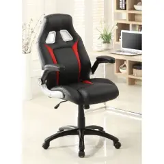 Gargon Leatherette Office Chair Black - miBasics