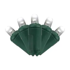 Celebrations Platinum LED Mini Pure White 50 ct String Christmas Lights 25 ft.