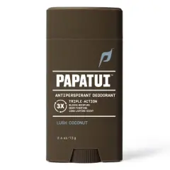 Papatui Men's 48-Hour Protection Sweat and Odor Control Solid Antiperspirant Deodorant - Lush Coconut - 2.6oz