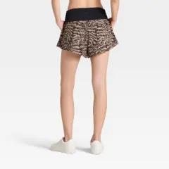 Women's Mid-Rise Foldover Waistband Woven Shorts 2" - JoyLab&trade;