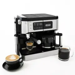 De'Longhi All-In-One Combination Coffee and Espresso Machine COM530M: 10-Cup, 15 Bars, Digital Timer, Black