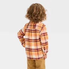 Toddler Boys' Long Sleeve Flannel Shirt - Cat & Jack&trade;