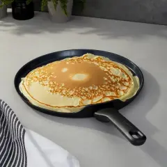 BergHOFF Helix Nonstick Ceramic Pancake Pan 11", Recycled Aluminum, Black