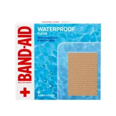 Band-Aid Brand Adhesive Waterproof Bandages - Jumbo - 6ct