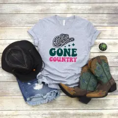 Simply Sage Market Women's Gone Country Hat Short Sleeve Graphic Tee