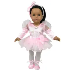 Sophia&rsquo;s 5 Piece Ballet Recital Costume Set for 18'' Dolls, Pink