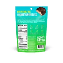 SkinnyDipped Dark Chocolate Coconut Almond Bites - 3.17oz