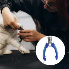 Unique Bargains Durable Pet Nail Clippers with Tail Buckle 4.33"x2.76" 1 Pc