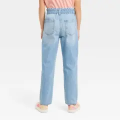 Girls' Relaxed Paperbag High-Rise Waist Jeans - Cat & Jack&trade;