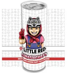 SMASHCRAFT 20 ounce Stainless Steel Double Walled Insulated Travel Tumbler Coffee Mug Cup, Little Red Riding Hood Comic