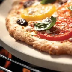 16.5" Round Pizza Grill Stone Beige - Outset