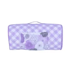 Bacati - Watercolors Floral Purple Gray Toddler Nap Mat