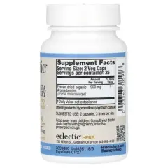 Eclectic Herb Freeze Dried Aronia Berry, 50 Veg Caps (450 mg per Capsule)