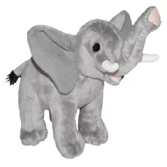 Wild Republic Wild Calls Elephant Stuffed Animal, 8 Inches