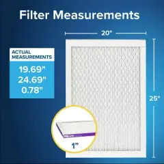 Filtrete 20x25x1 Allergen Bacteria and Virus Air Filter 1500 MPR