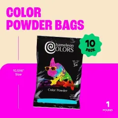 Chameleon Colors Color Powder, Vibrant Holi Color, 10 Pounds (1 Pound per Packet)
